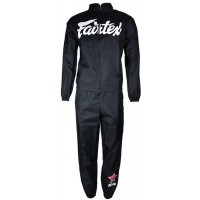 Fairtex VS2 Костюм Cауна Сгонка "Vinyl Sweat Suit" Черно-Белая